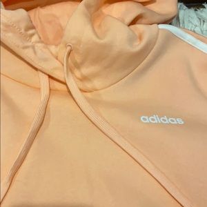 Peach adidas hoodie